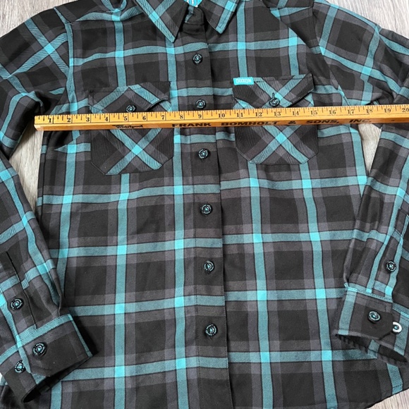 DIXXON Union Square long sleeve button down Women’s M Flannel - Picture 6 of 12